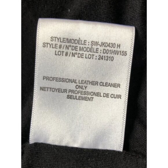 $795 Helmut Lang Lamb Leather Moto Jacket Womens S Black Asymmetrical Zip Edgy - Picture 6 of 9